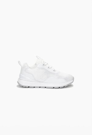 Sneakersy z połączeniem materiałów