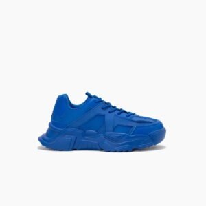 Sneakersy bold z kombinacji materiałów