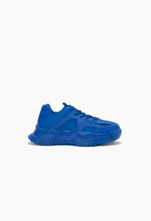 Sneakersy bold z kombinacji materiałów