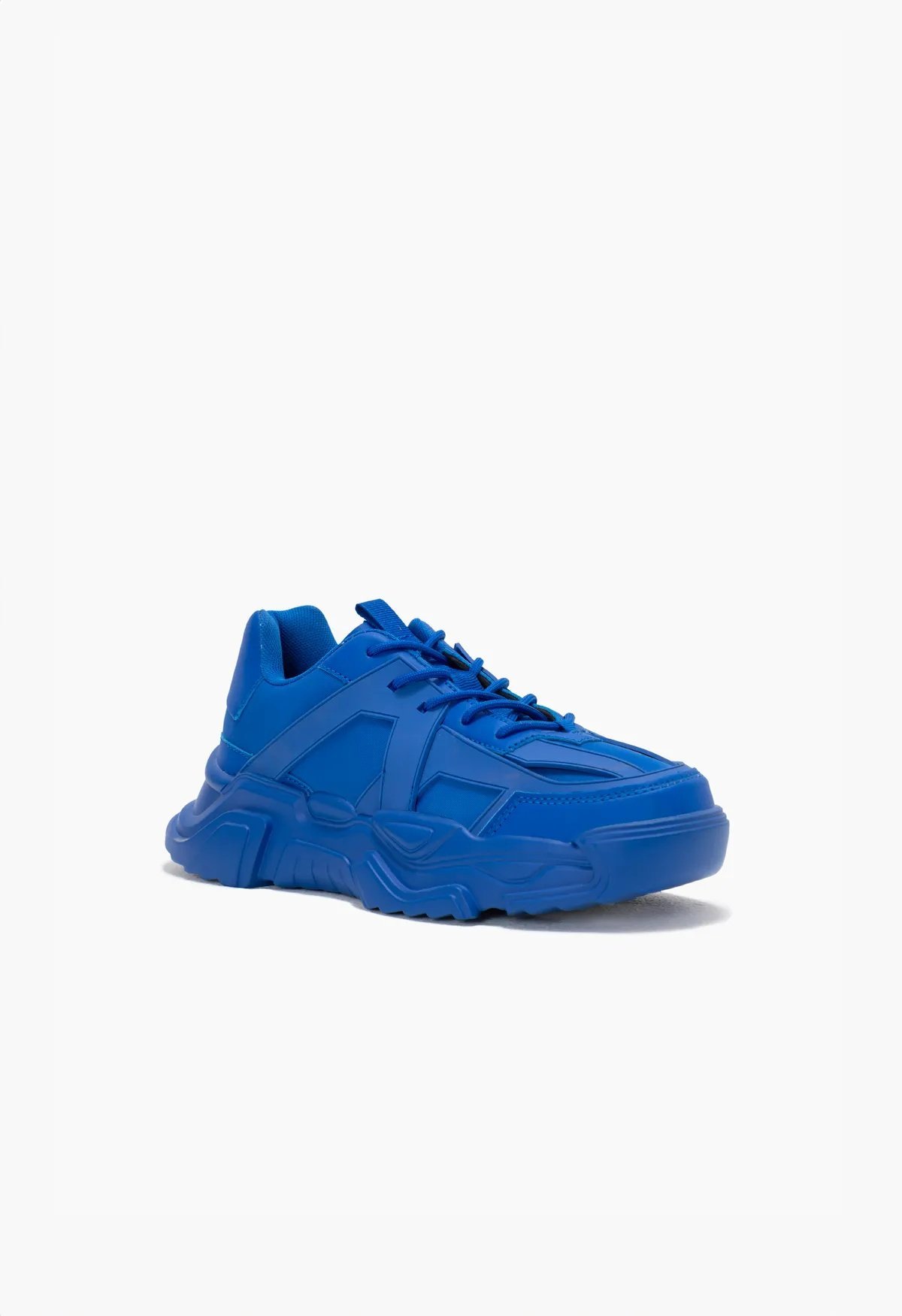 Sneakersy bold z kombinacji materiałów - Image 2