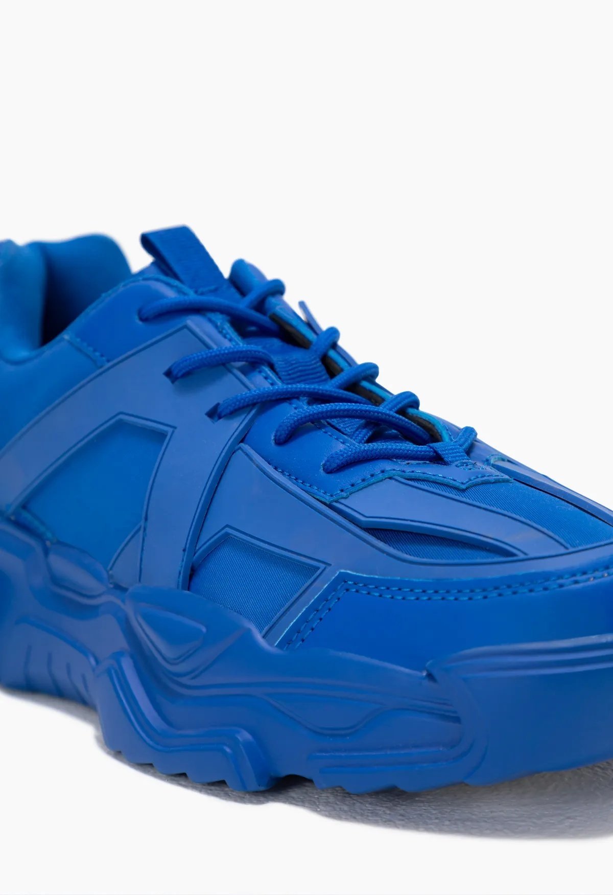Sneakersy bold z kombinacji materiałów - Image 3